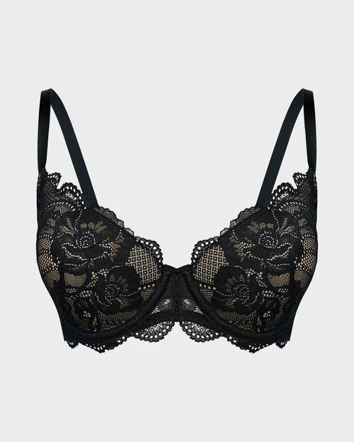 Lace Full Coverage Push Up Bra